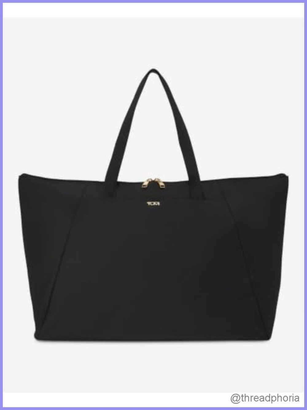 Packable Travel Tote Bag Foldable Nylon Carry-On Shoulder Bag
